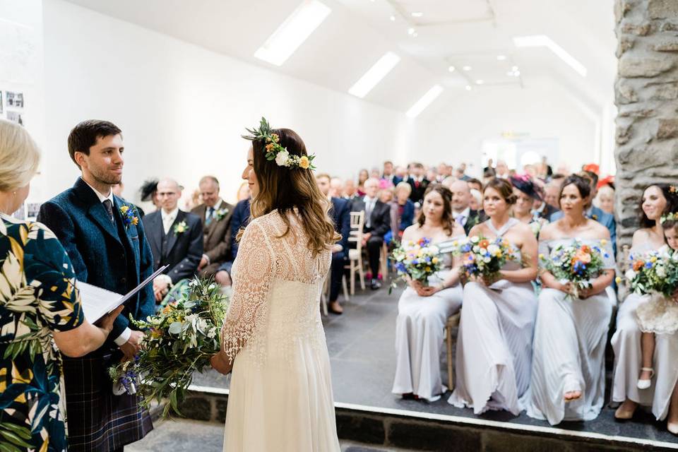 A ceremony in our Gallery