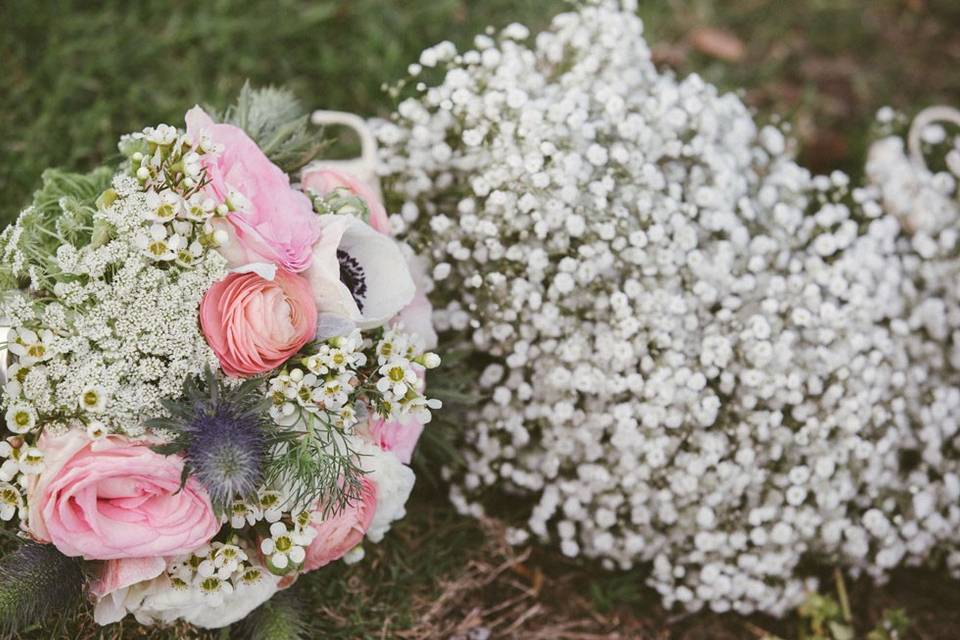 Marni and maids bouquets