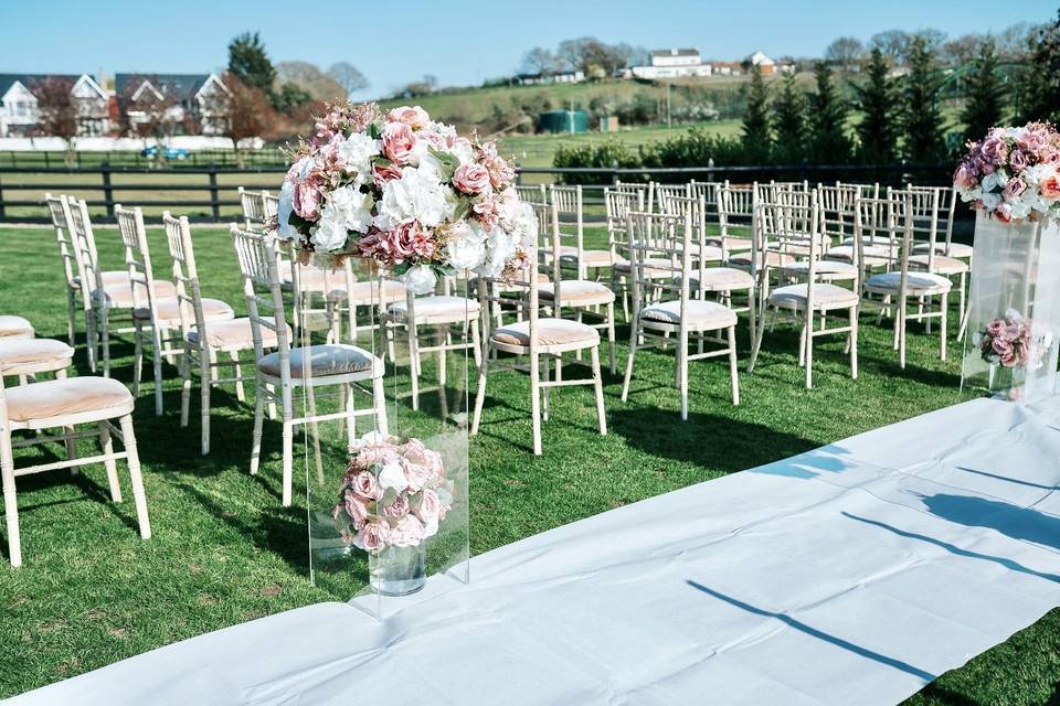 Aisle flowers