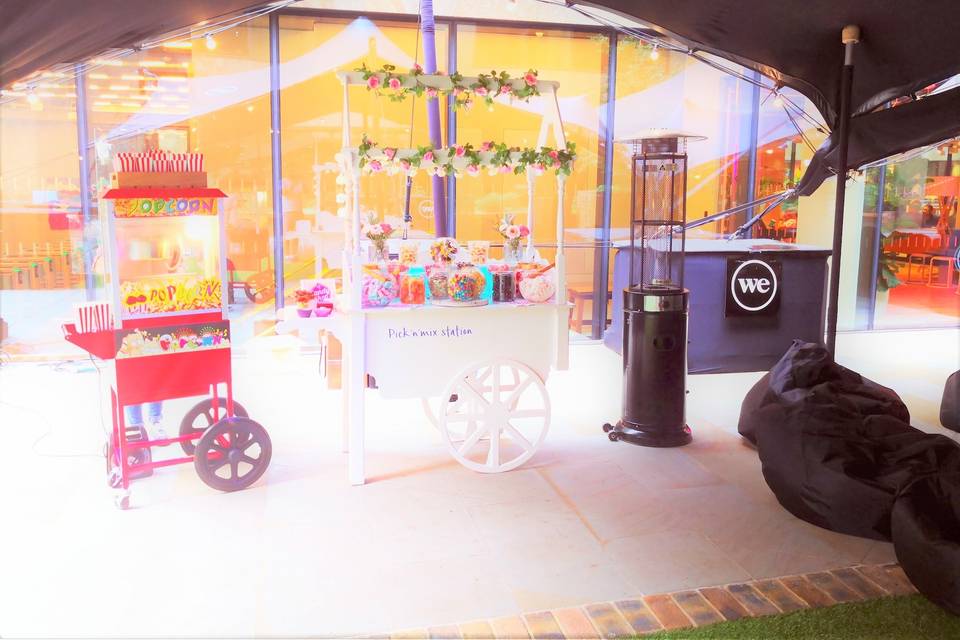Popcorn machine hire office party
