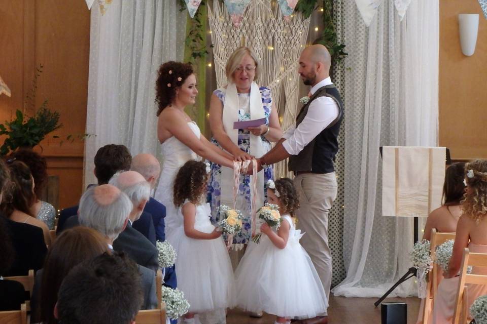 Handfasting with children