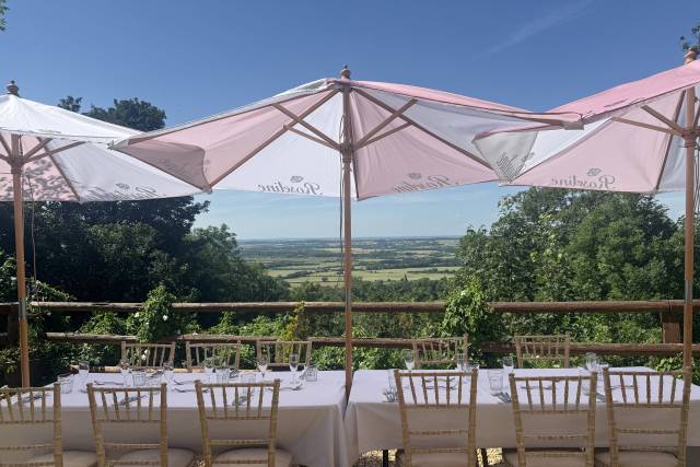 Wedding Breakfast with a views