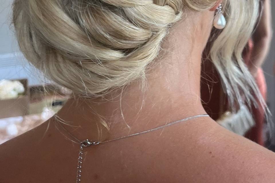 Braided chignon