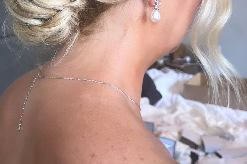 Braided chignon