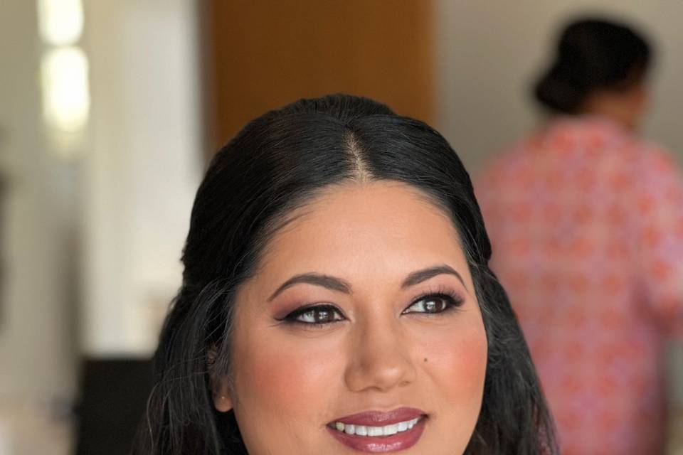 Asian wedding makeup