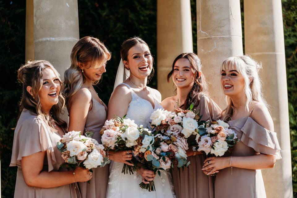 Bridesmaids at the Tullyglass