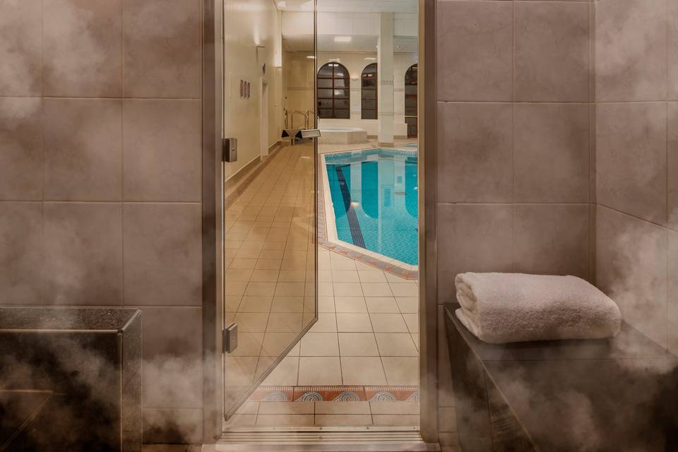 Relax in our steam room