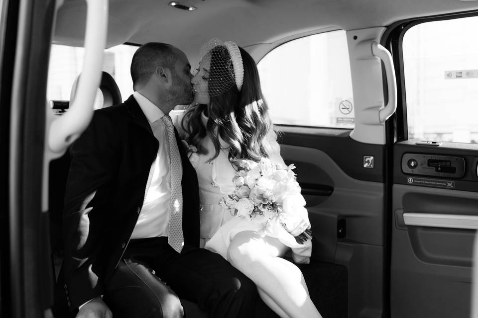 London cab b&w