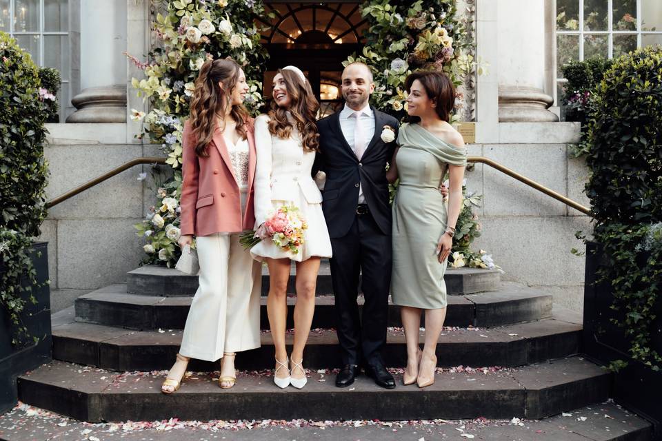Candid group shots
