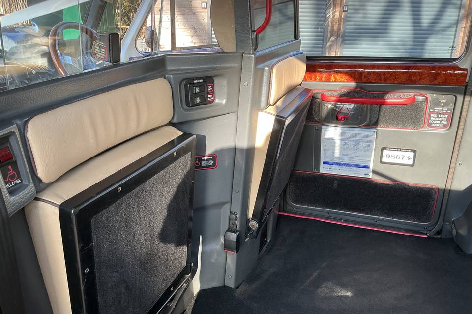 Fold down seats in Joe