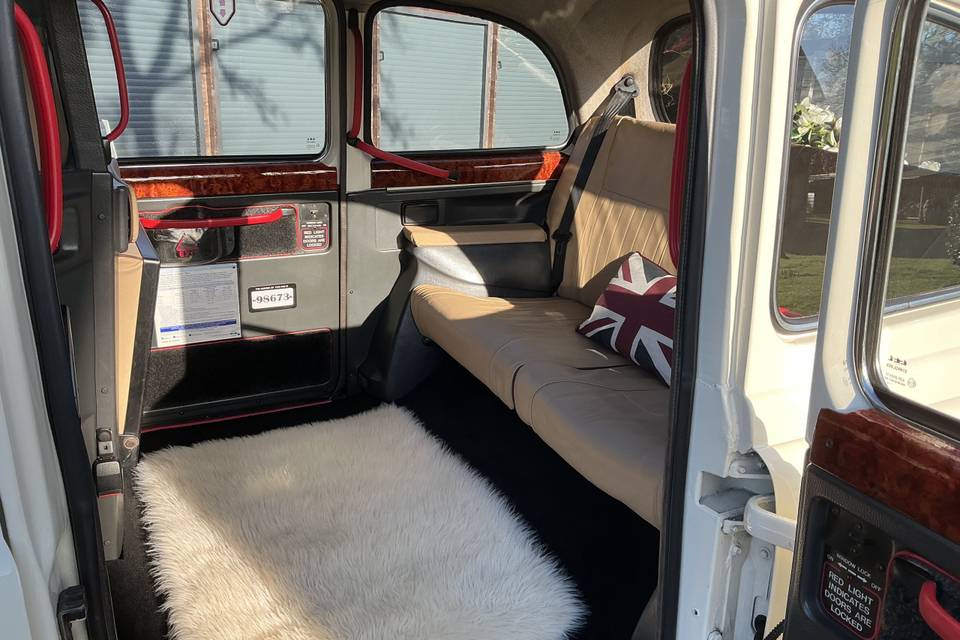 Interior of Taxi “Joe”