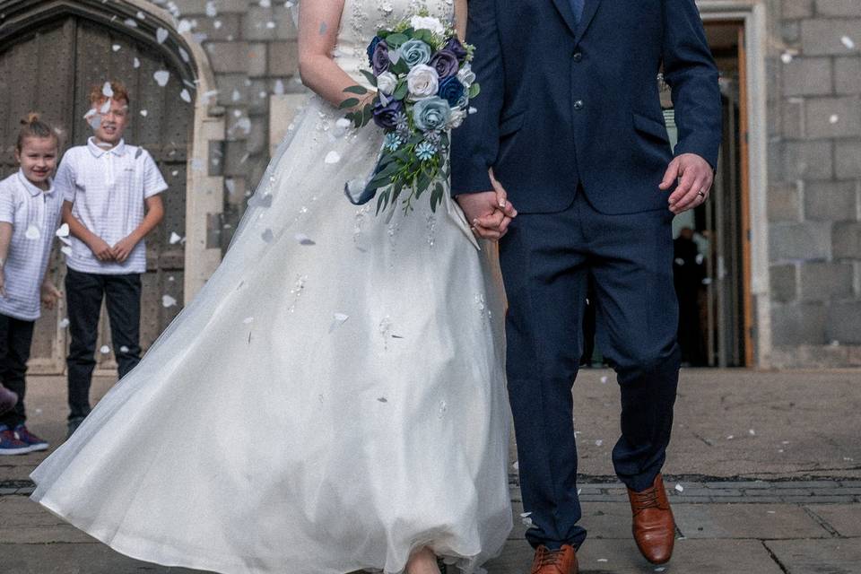 Norwich Castle confetti throw