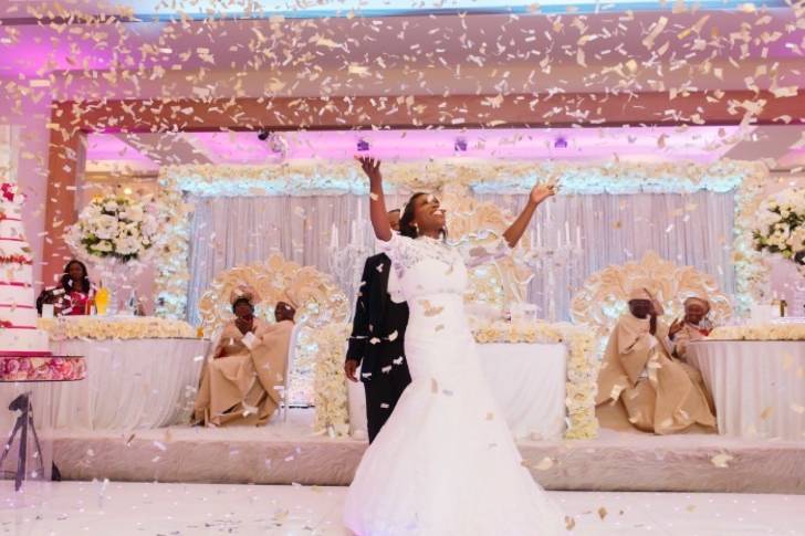 A magical reception moment