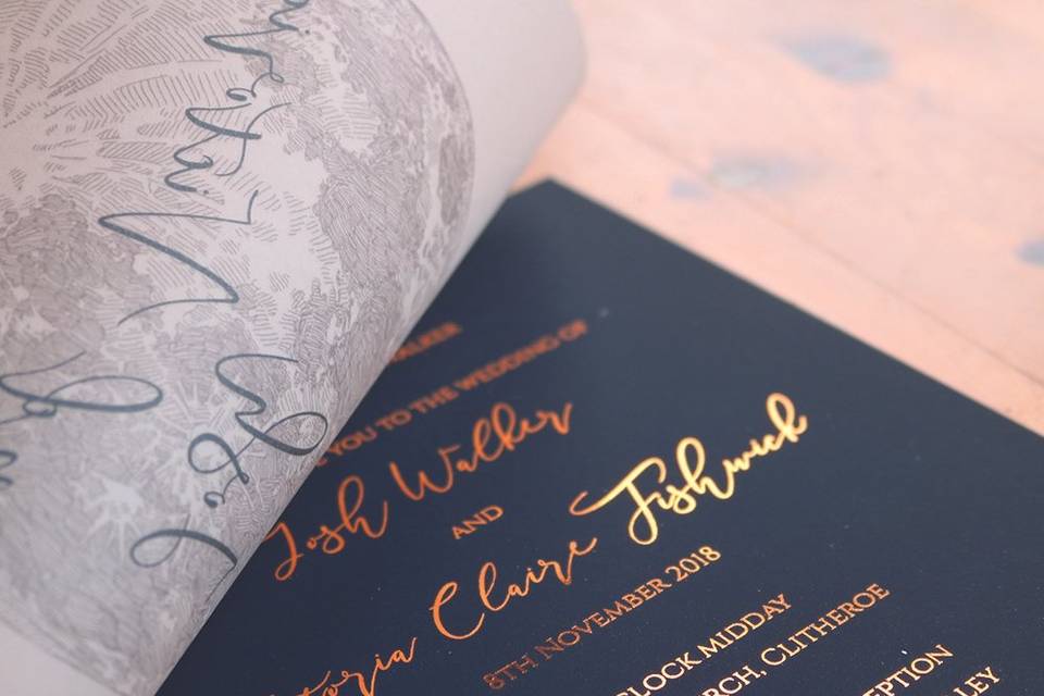 Vellum Wedding Invitation