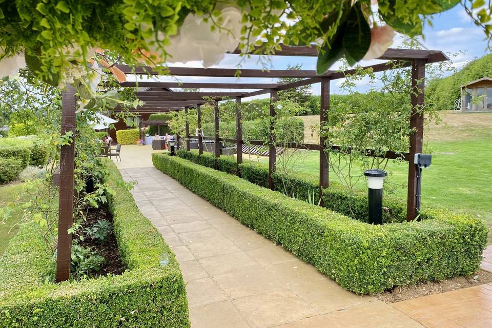 Terrace walk way