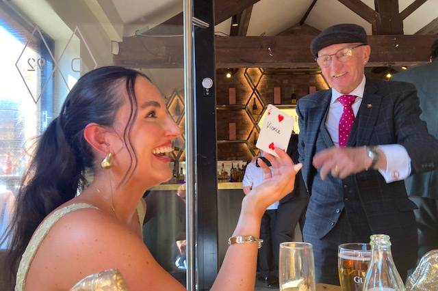 Keeping guests amused during t