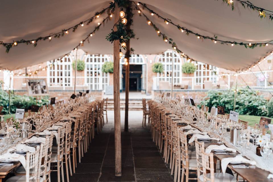 Courtyard Wedding Breakfast