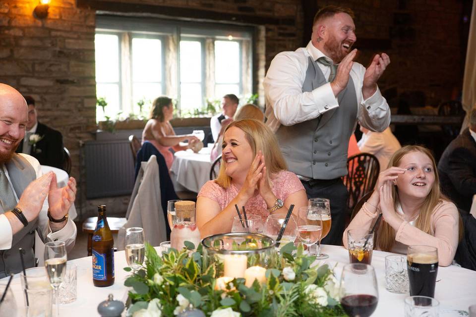 Guests Enjoying Table Magic