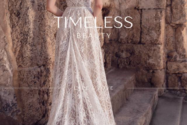 Timeless Boho Lace Wedding Dre