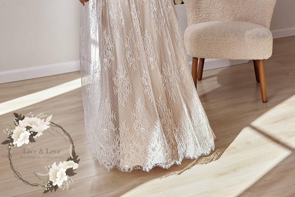 Romantic Boho Wedding Dress