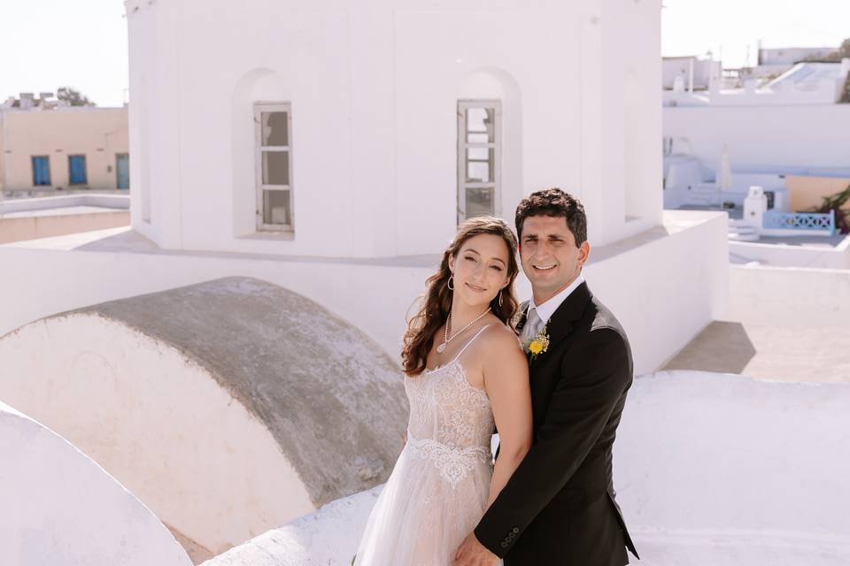 Real Bride in a Romantic Lace