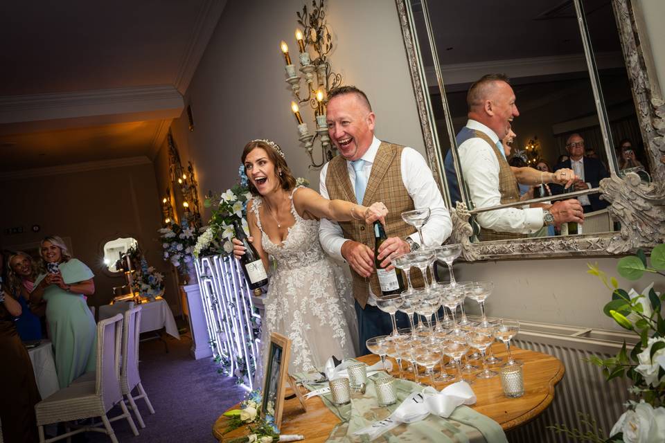 Our Champagne Tower