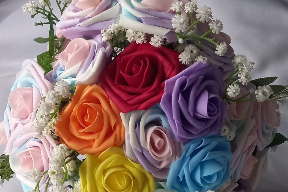 Rainbow bouquet