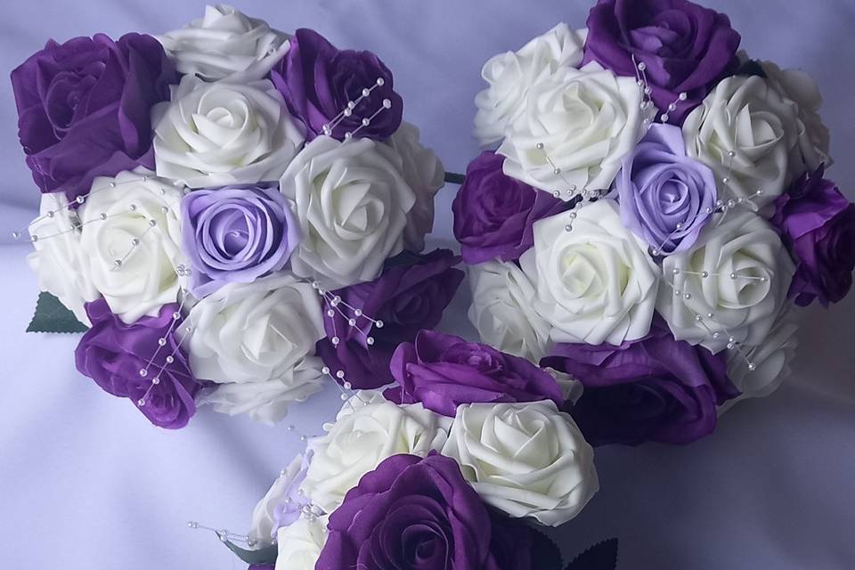 Bridesmaid purple collection