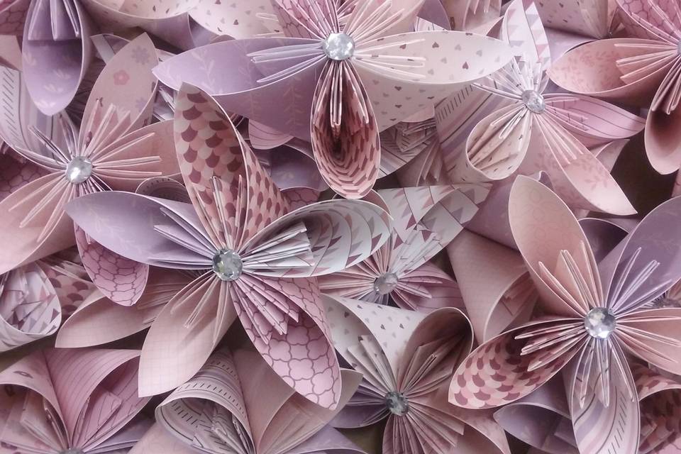 Kusudama flowers