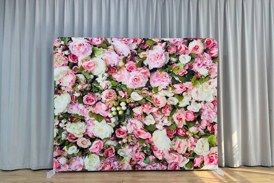 Roses backdrop