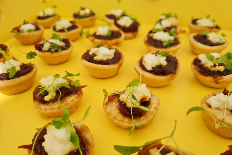 Goats cheese tartlets