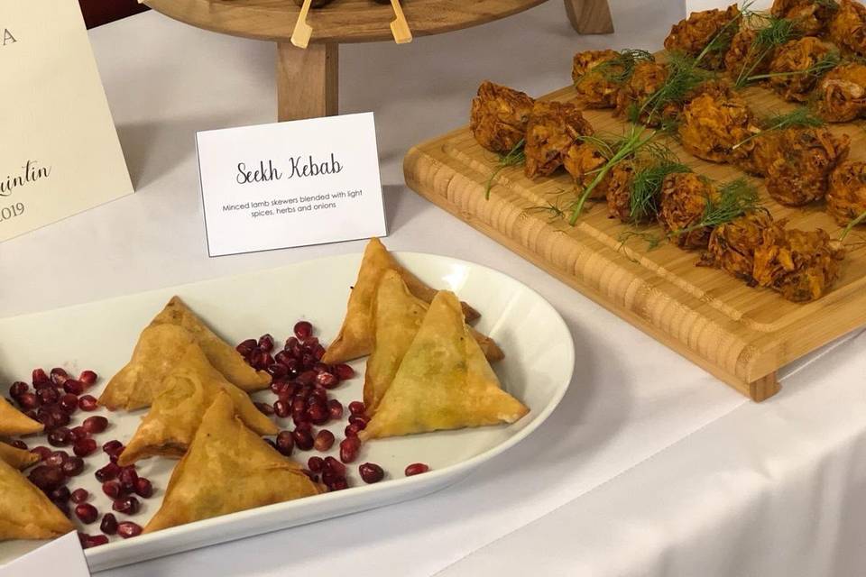 Indian Wedding Canapés