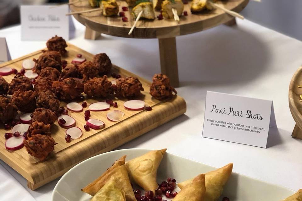 Indian Wedding Canapés