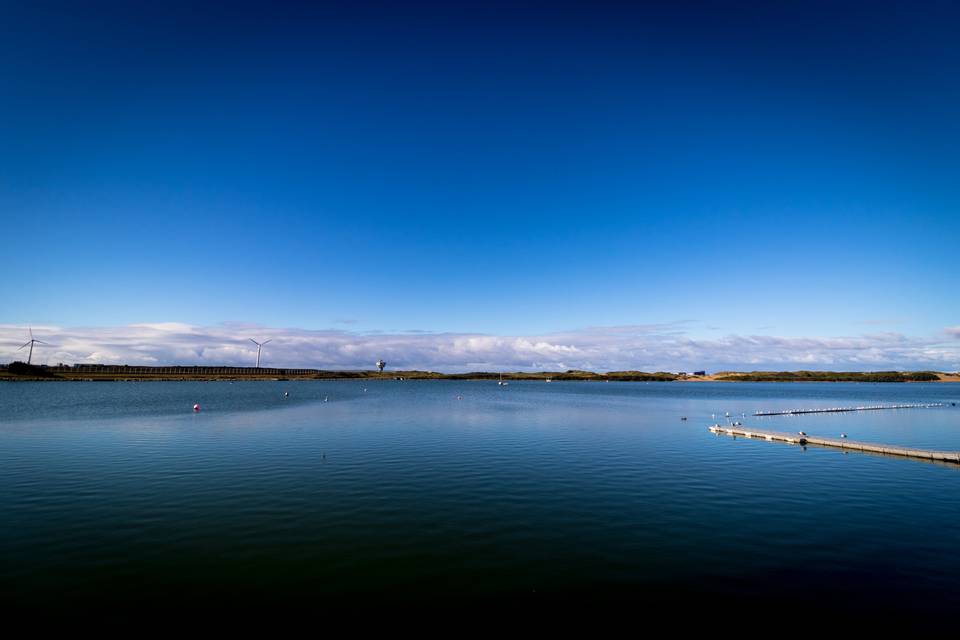 View of the lake