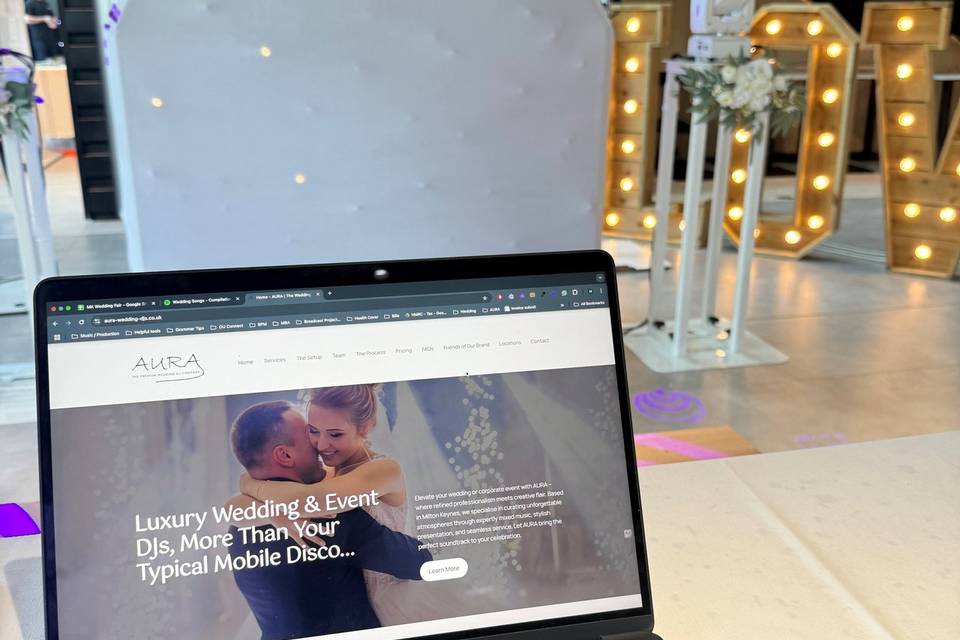 Our website and setup