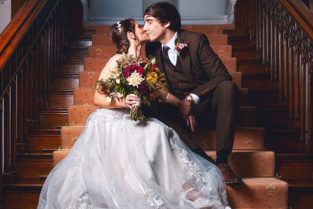 Portrait shoot of happy couple