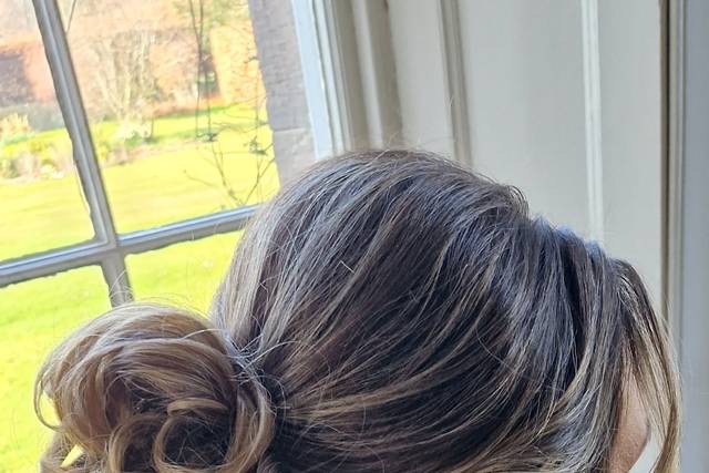 Soft Hair up by Belle Bridal