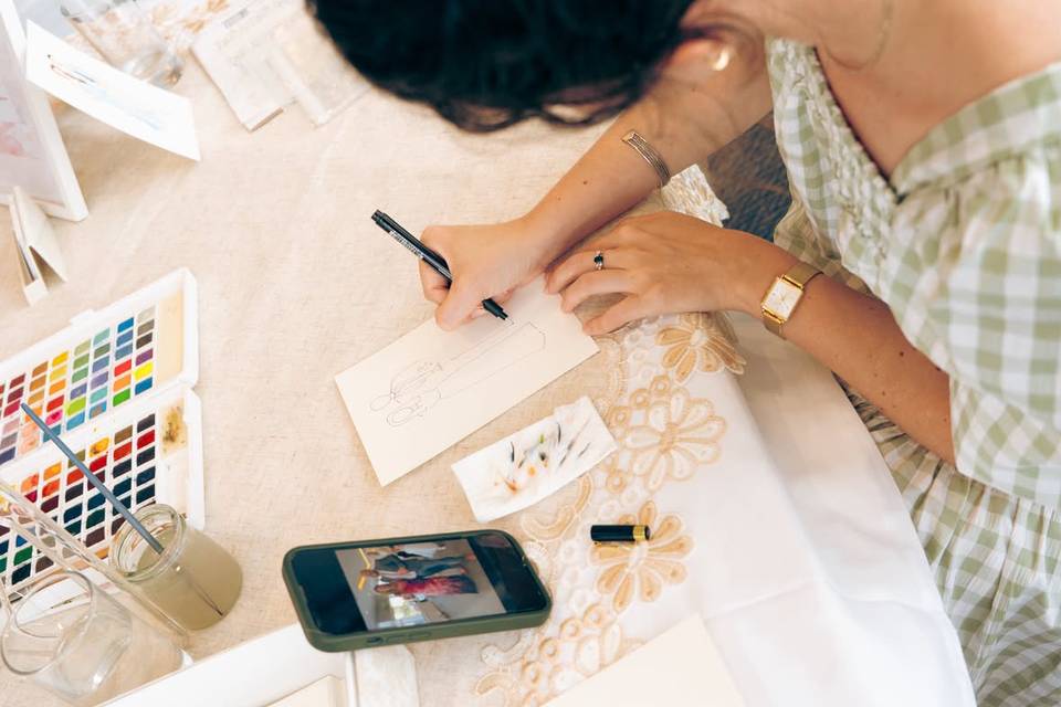 Posey May Illustration