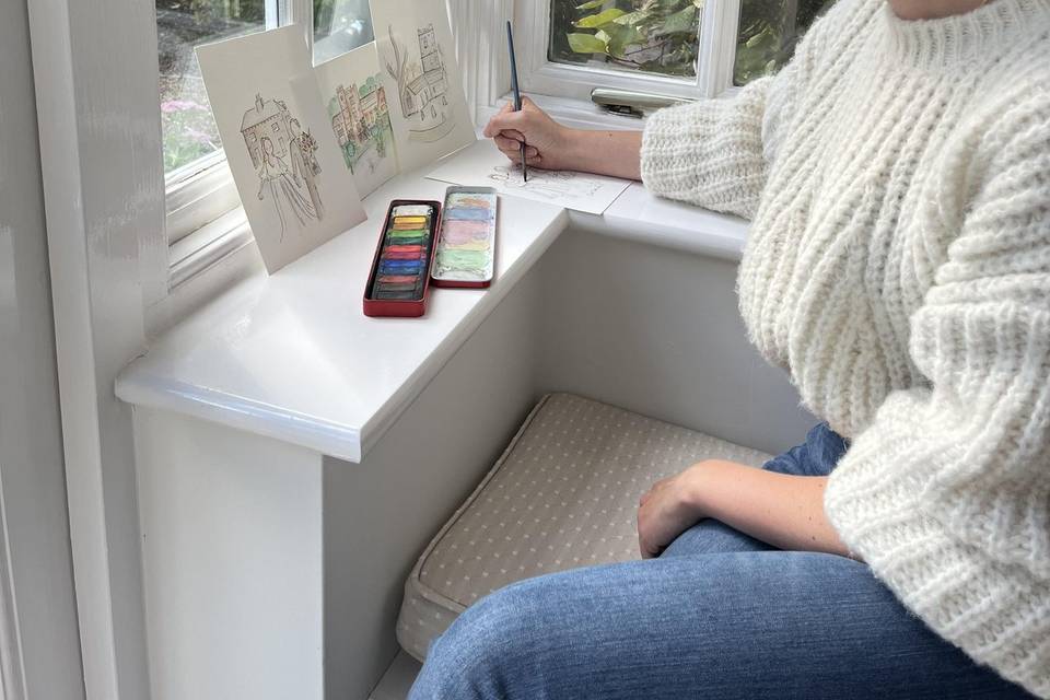 Posey May Illustration