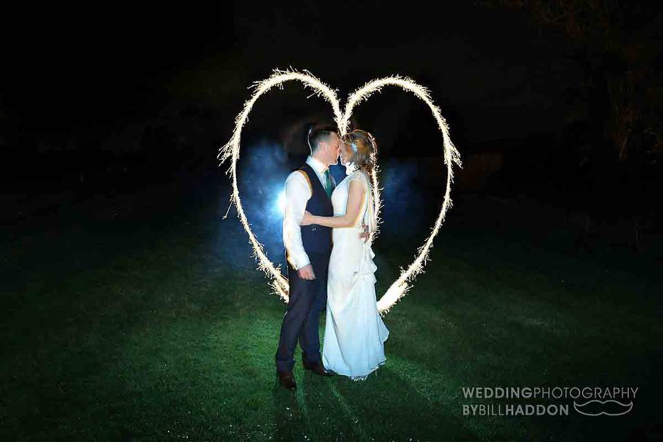 Leicester wedding sparklers