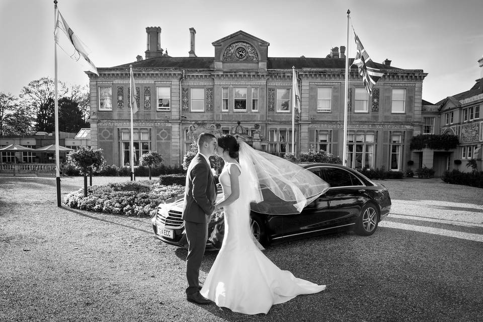 Bride & Groom at venue