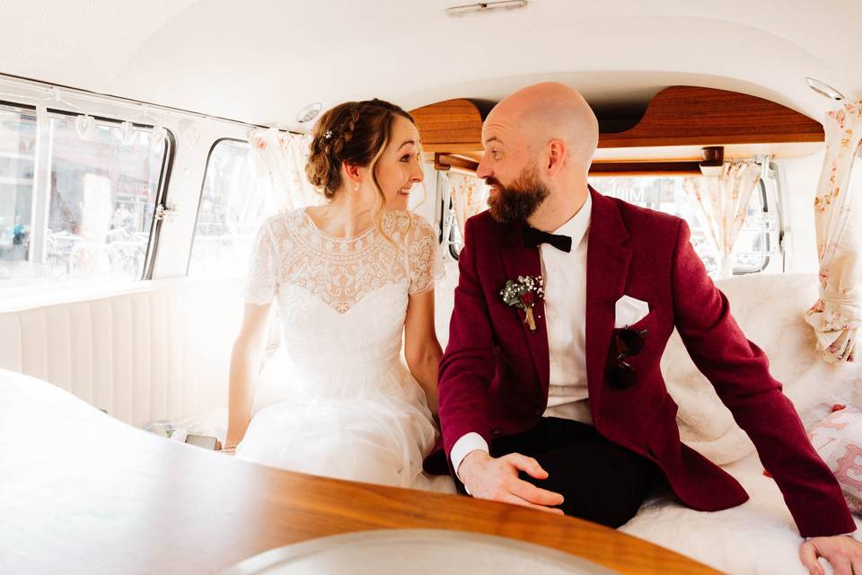 Campervan wedding