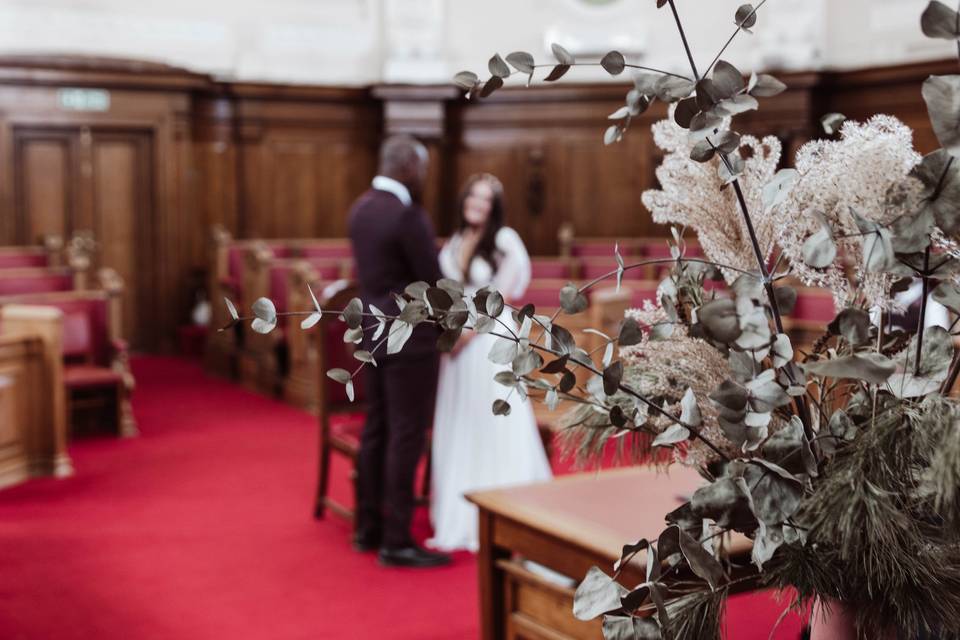 Islington Town Hall wedding