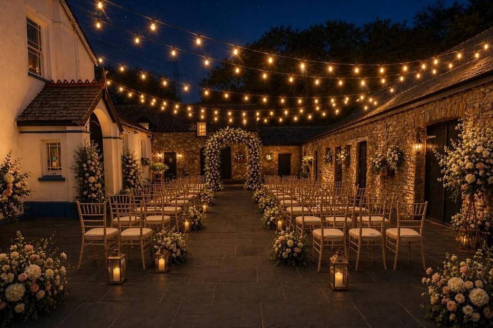 Evening Outside Space