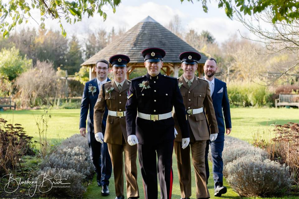 Groomsmen at The Gardens xx