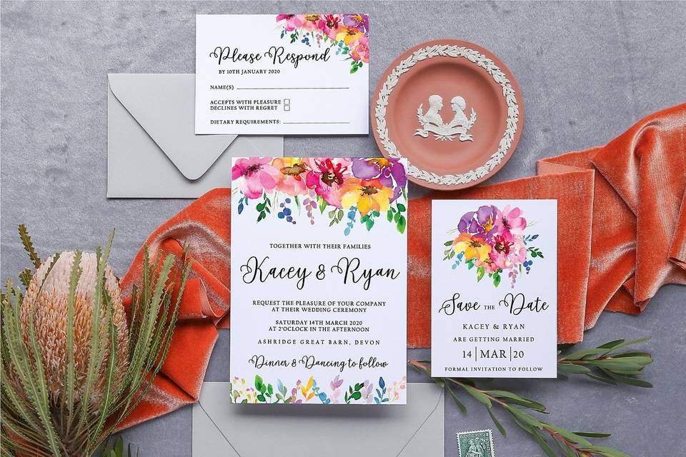 Bright Floral Wedding Suite