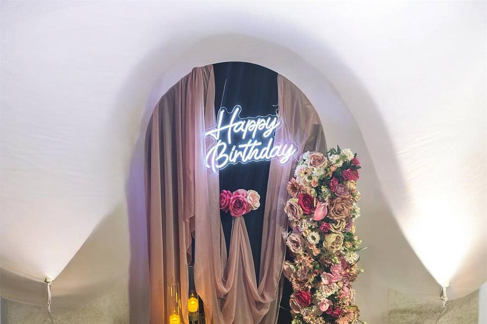 Birthday set up