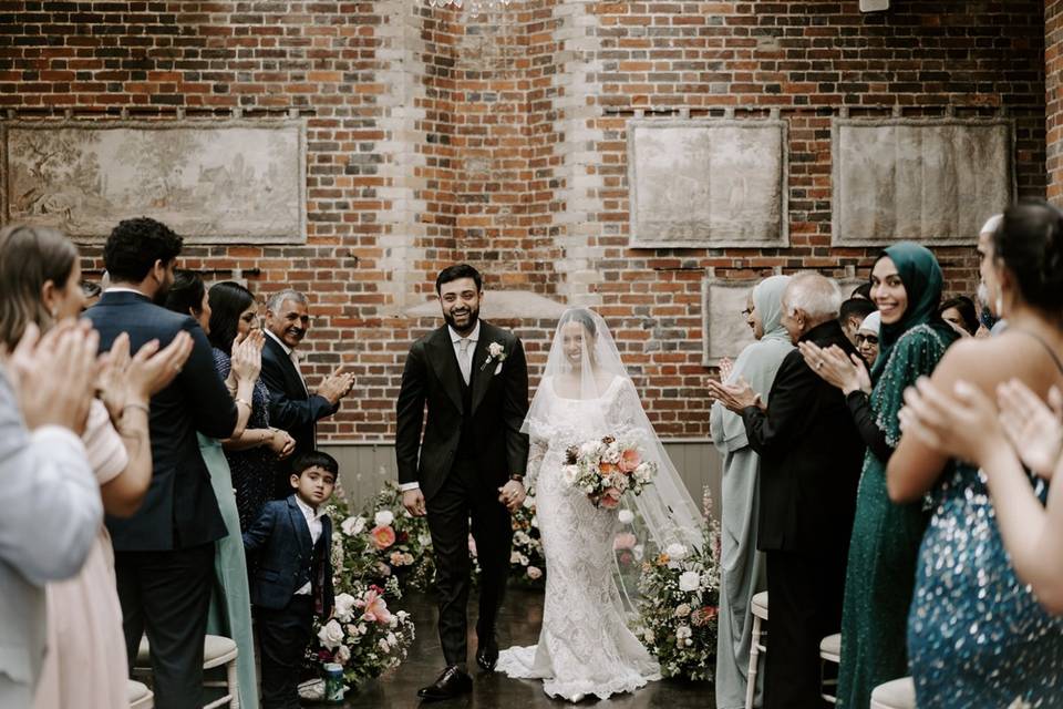 Ceremony aisle