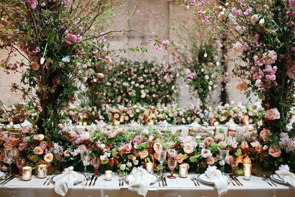 Spring table centres