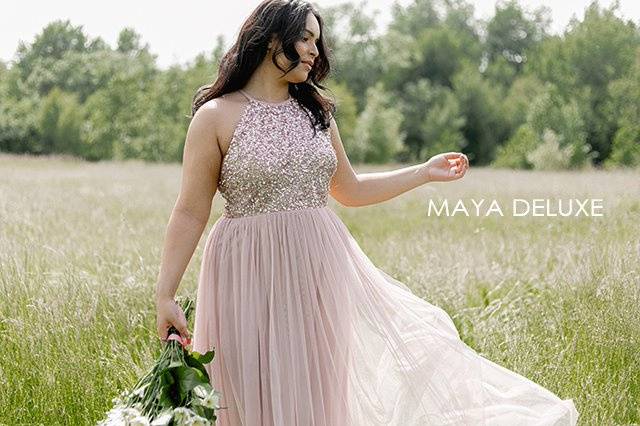 Frosted Pink Maxi Dress